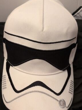 Disney Star Wars Stormtrooper White and Black Baseball Cap